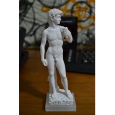 Escultura David De Michelangelo Marmore 18cm Made In Italy