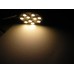 60x Lampada G4 10 Led 5050 Branco Quente 10-30v 130 Lumens